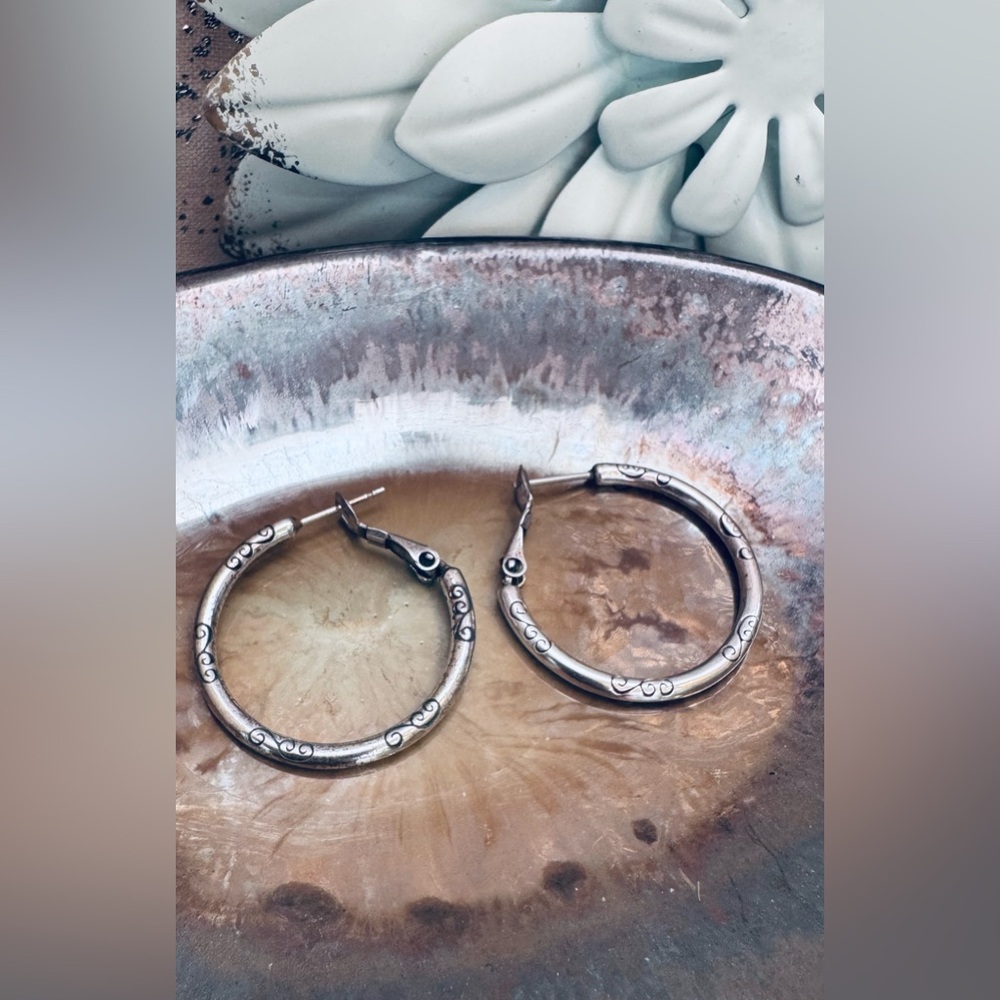 Brighton Small Scroll Charm Earring - image 2